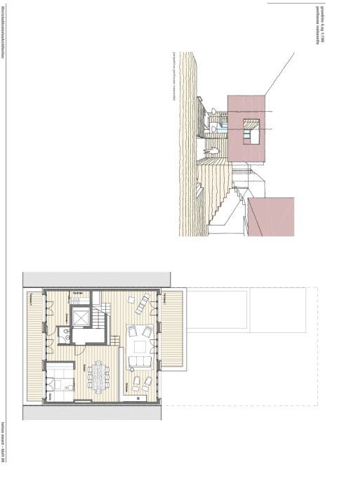 Grundriss 4.OG - Penthouse Maisonette