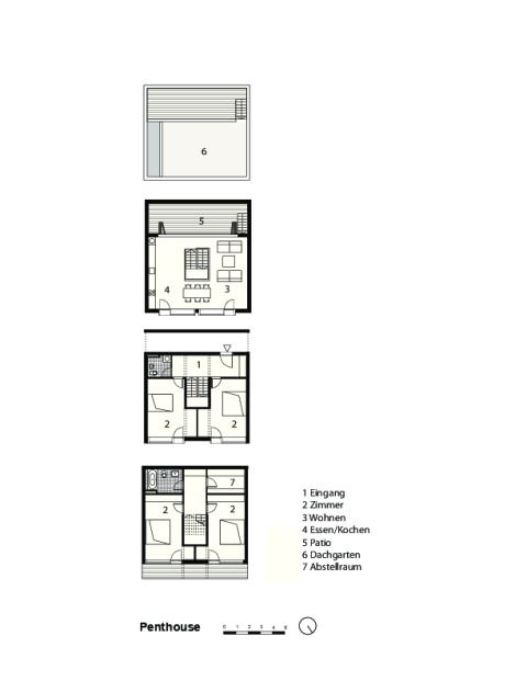 Grundrisse Penthouse