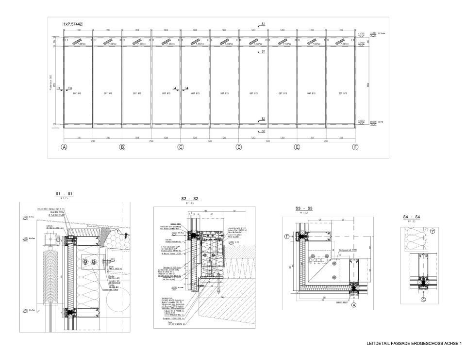 Leitdetail Fassade EG
