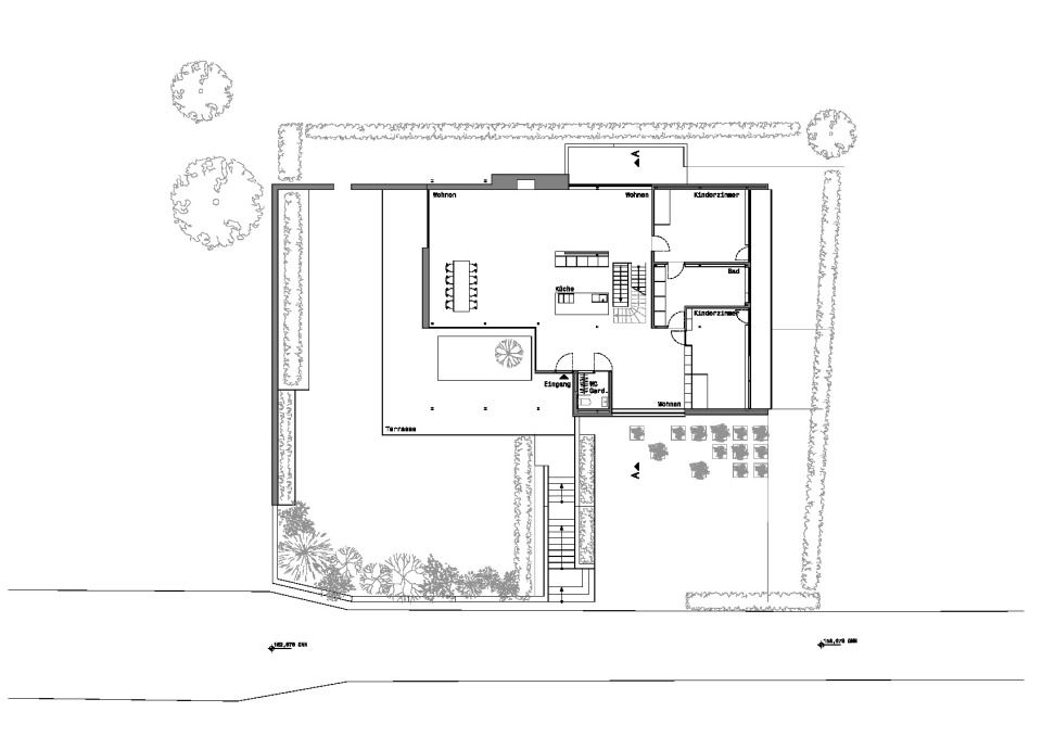 Grundriss Erdgeschoss - Umbau