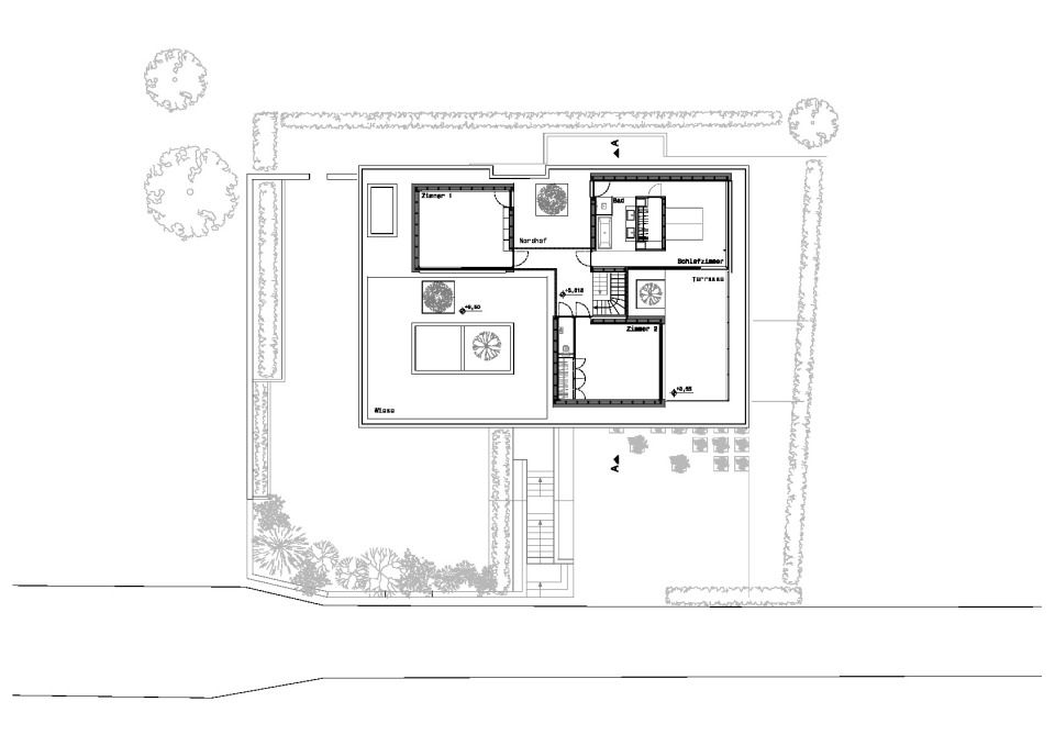 Grundriss Obergeschoss - Aufstockung
