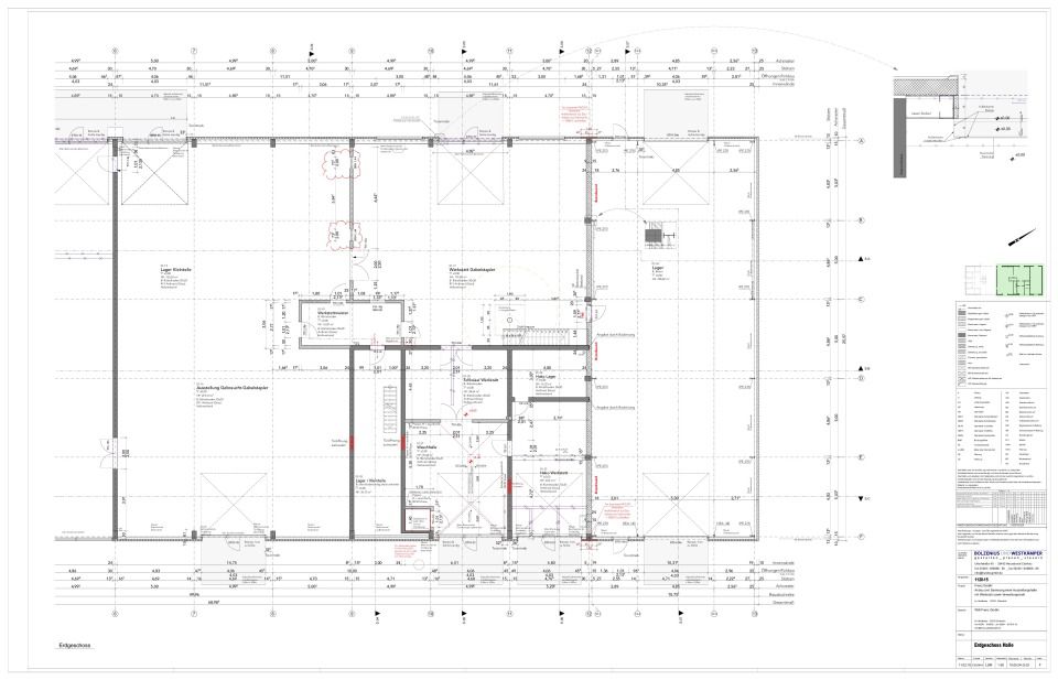Grundriss Halle EG