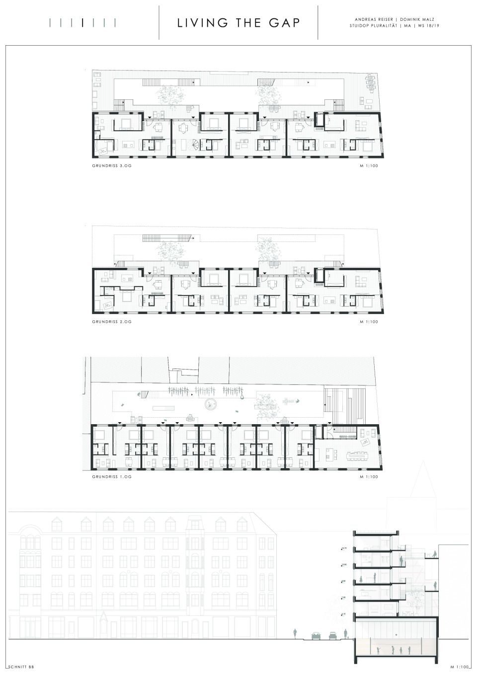 Grundrisse 1-3 OG