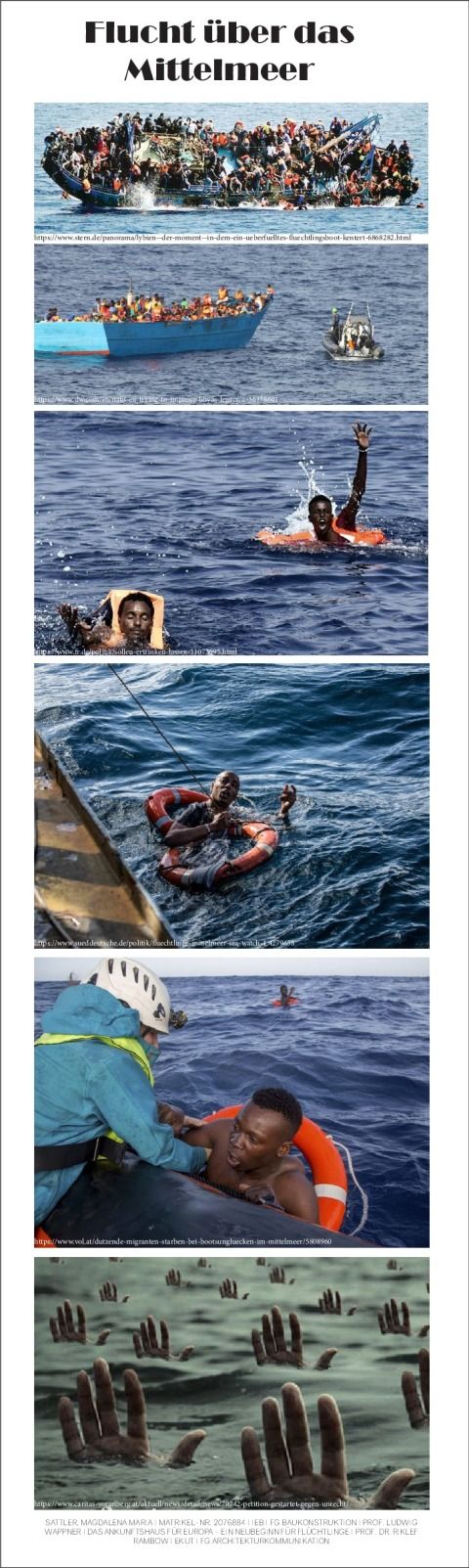 Flucht über das Mittelmeer