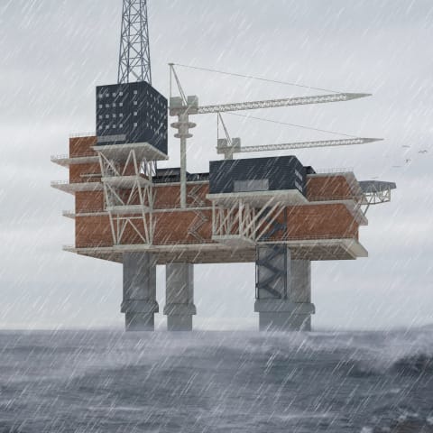 OFF SHORE - Transformation der Plattform Brent Charlie zur Forschungsstation