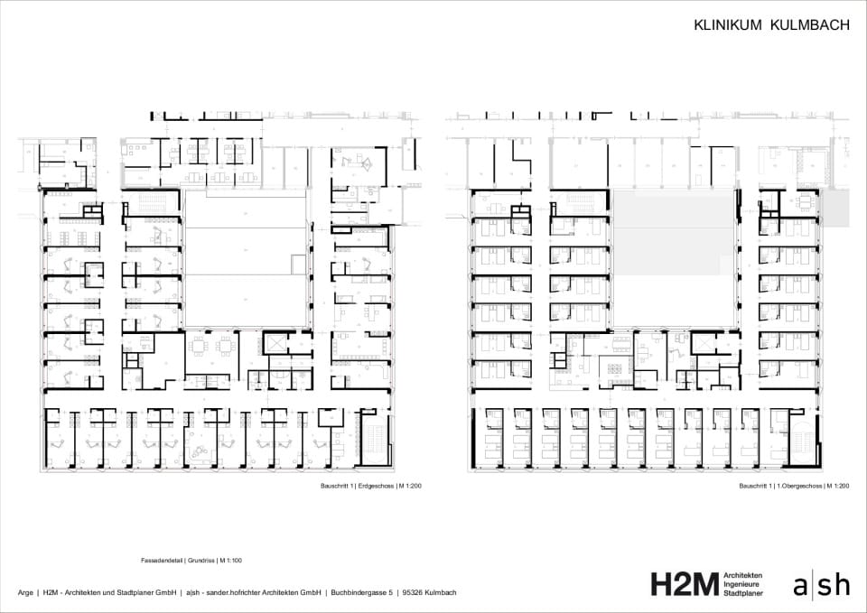 Klinikum Kulmbach | Grundriss - Bauschritt 1