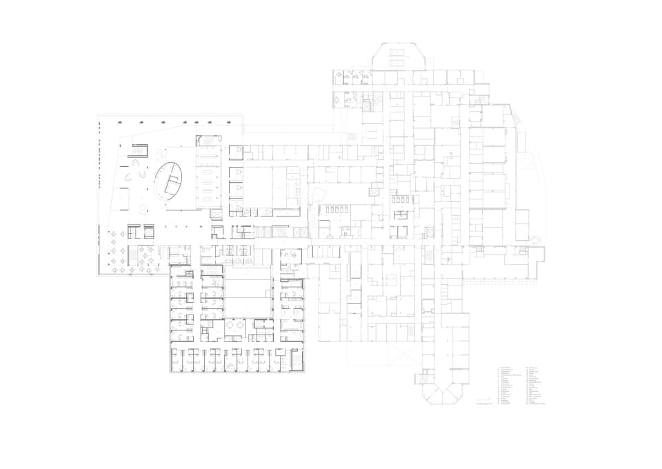 Klinikum Kulmbach | Grundriss EG - Gesamtmaßnahme