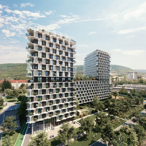 GUTHAUS | Wohnhochhäuser in Bratislava