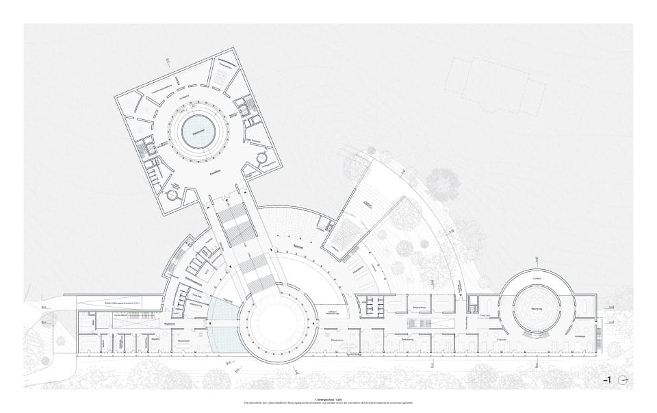 Grundriss 1. UG