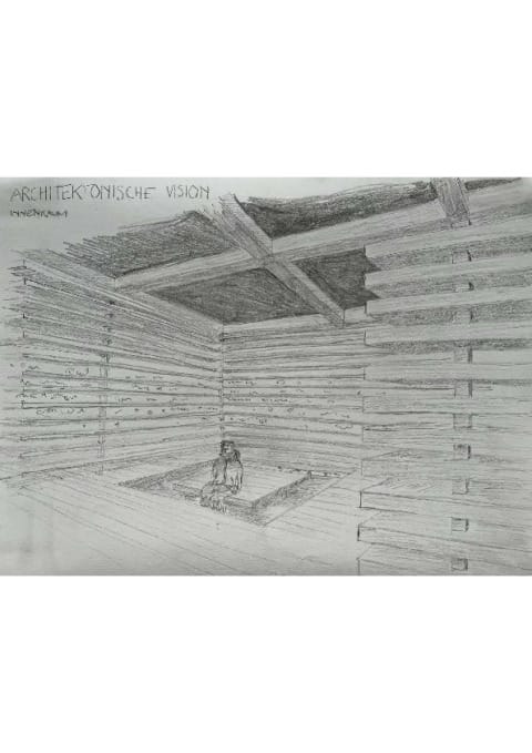 Skizze 2 - Blick nach Innen