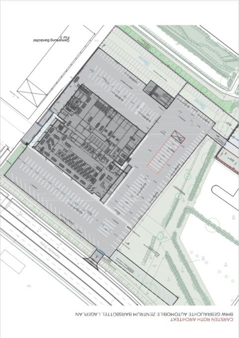 Carsten Roth Architekt BMW GAZ Lageplan