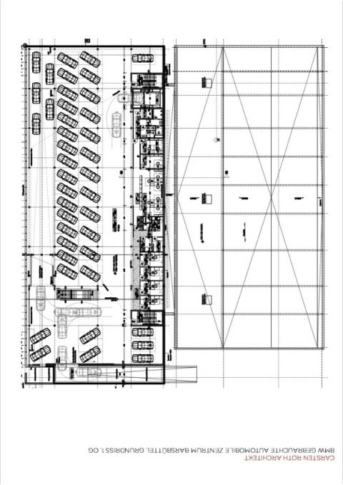 Carsten Roth Architekt BMW GAZ Grundriss 1. OG
