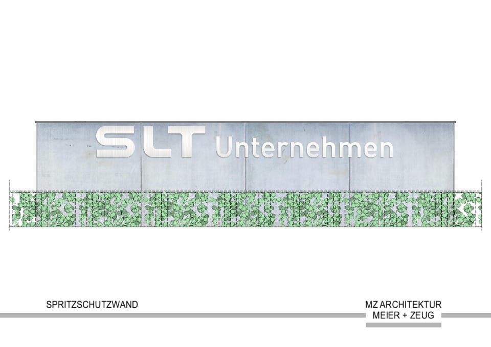 Spritzschutzwand