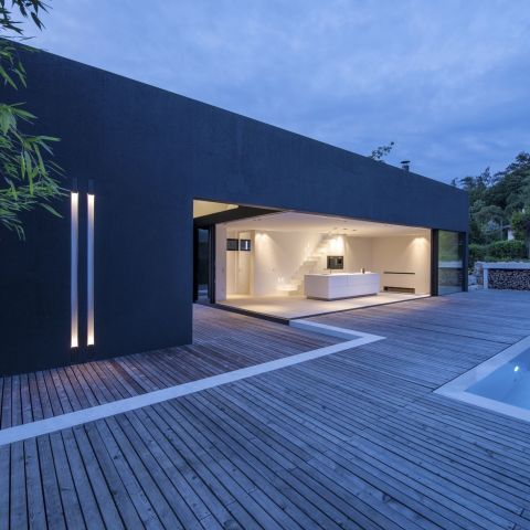 Monolithisches Ferienhaus in Leichtbeton