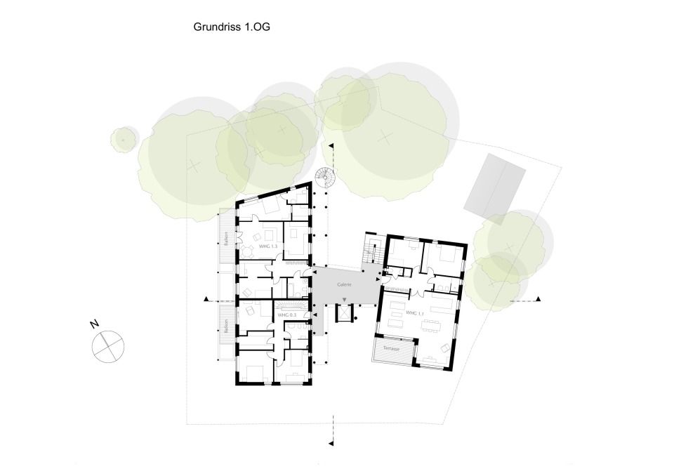 Grundriss 1. Obergeschoss
