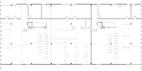 Grundriss Vertiefungsbereich EG 1:200