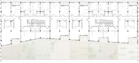 Grundriss Vertiefungsbereich 1.OG 1:200