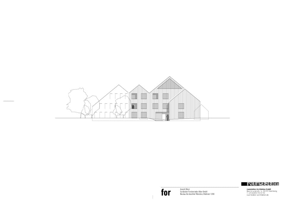 Neubau Ansicht West