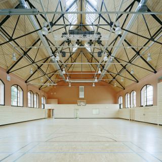 turn- und Versammlungshalle Hallschlag Römerkastell Stuttgart