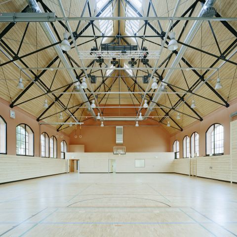 turn- und Versammlungshalle Hallschlag Römerkastell Stuttgart