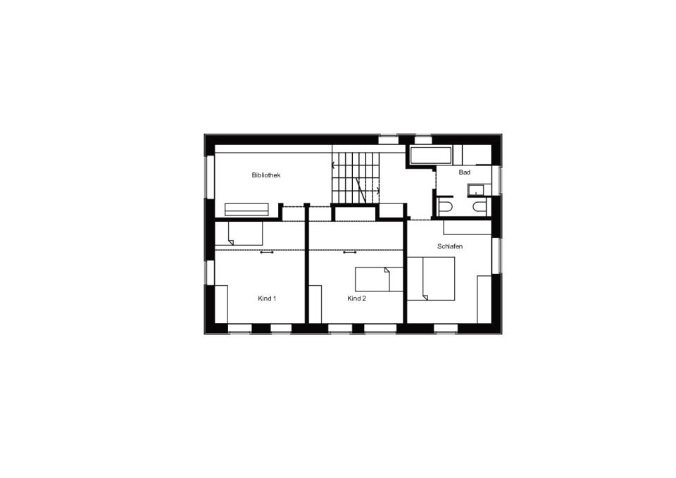 Grundriss Obergeschoss