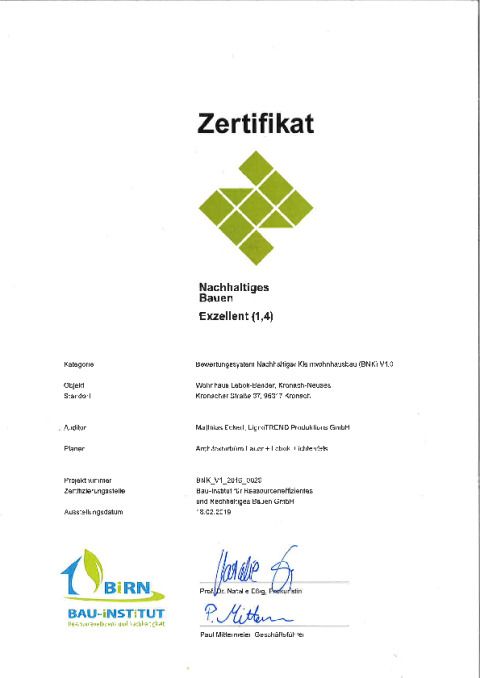 BNK-Zertifikat