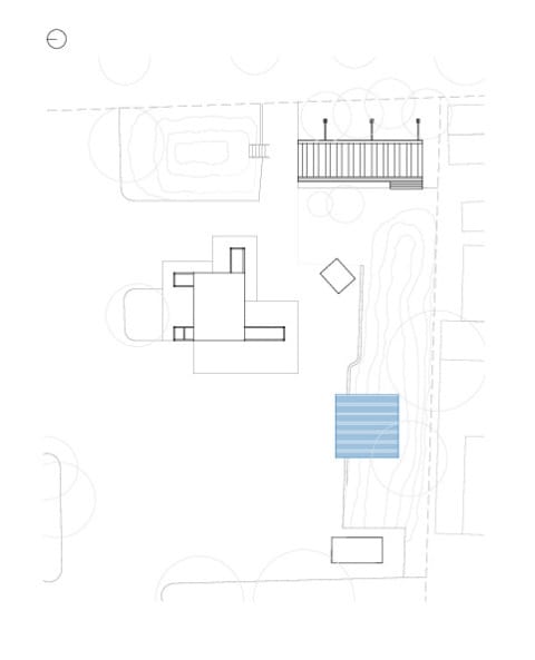 lageplan mit neubau