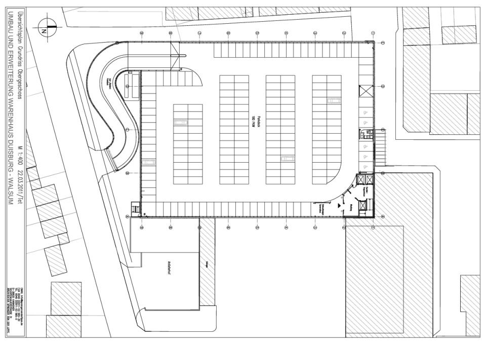 1.Obergeschoss - Parkdeck