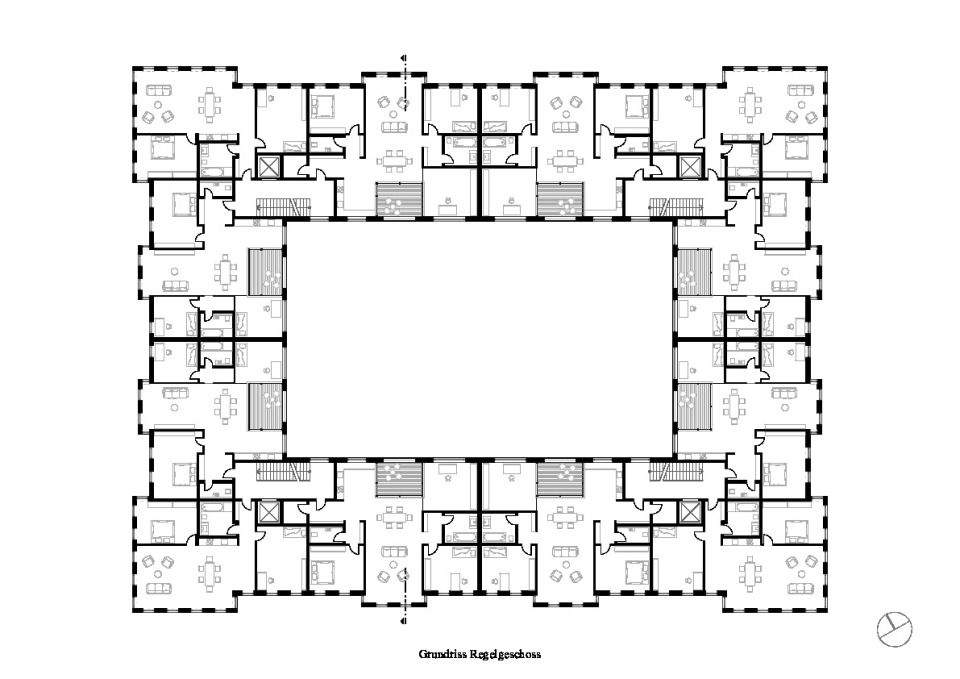 Grundriss Regelgeschoss