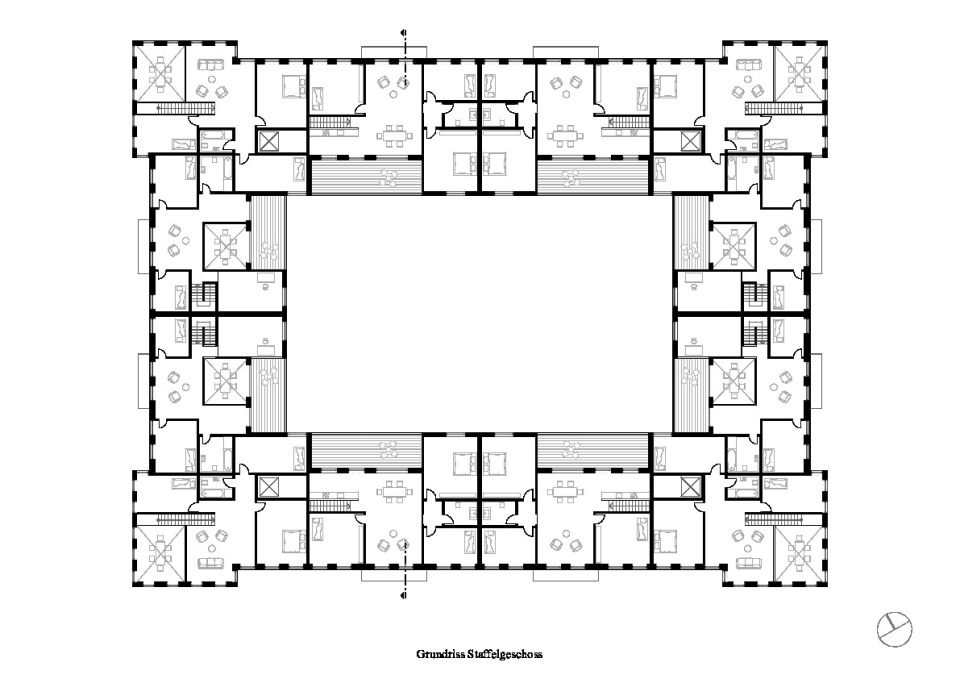 Grundriss Staffelgeschoss