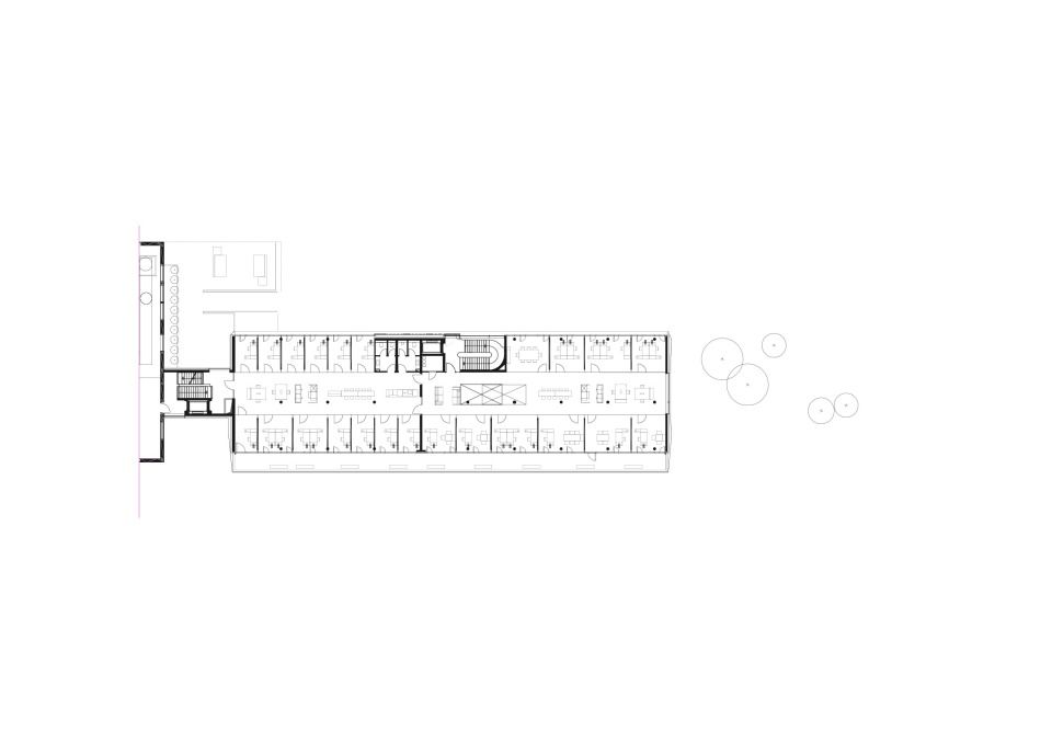 Hauptverwaltung Grundriss 2. OG
