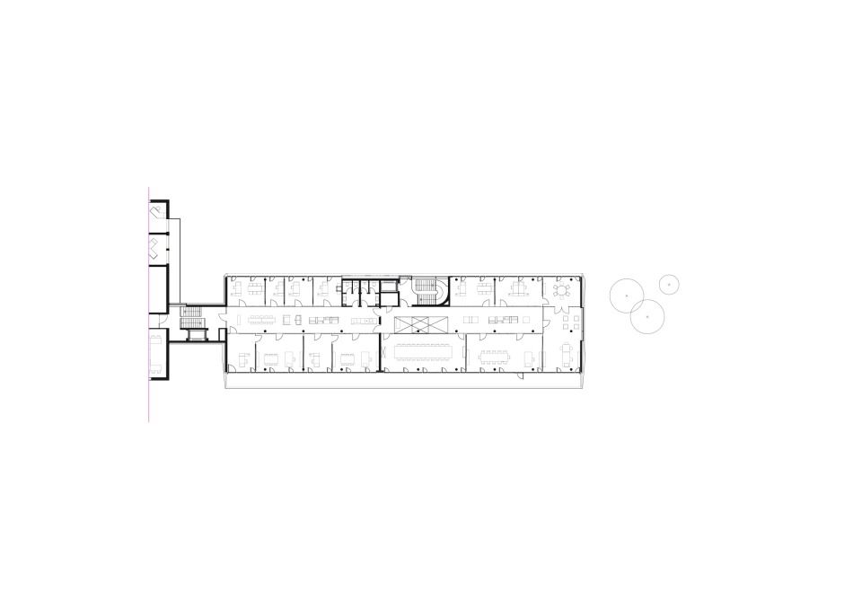 Hauptverwaltung Grundriss 3. OG