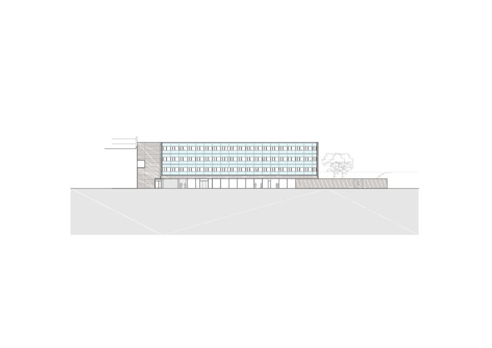 Hauptverwaltung Nordansicht