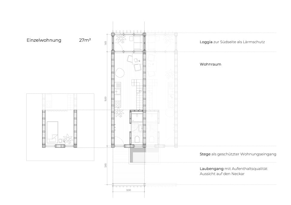 Detail Einzelwohnung