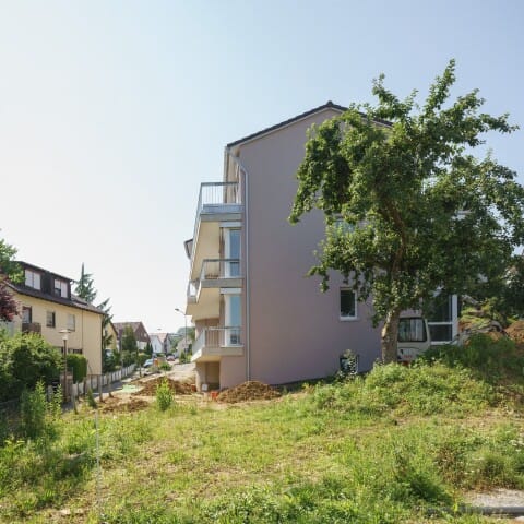 Neubau eines Mehrfamilienhauses mit vier Familienwohnungen