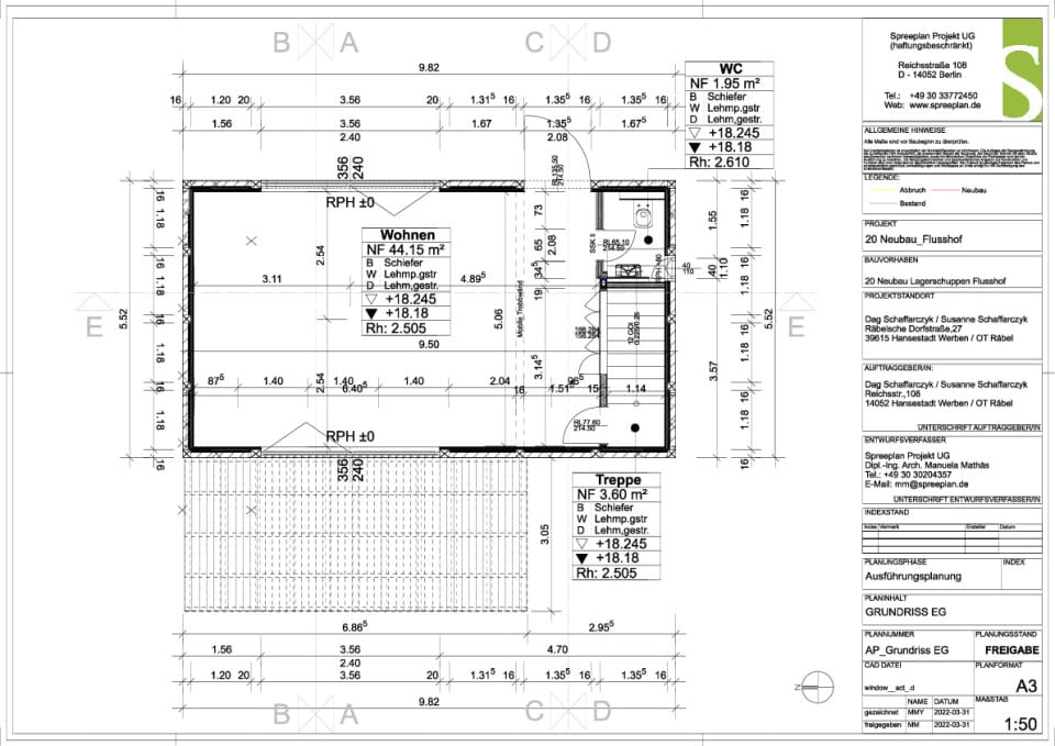 Grundriss EG
