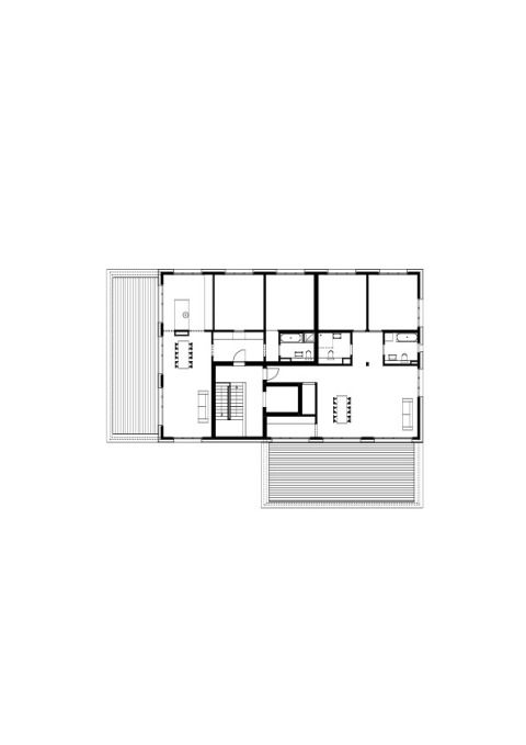 Grundriss Dachgeschoss, Haus C