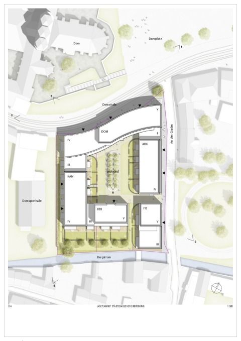 Lageplan 1:500
