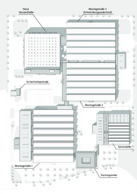 Lageplan Werkgelände