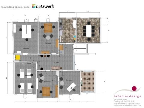 Coworking Space #netzwerk Grundriss