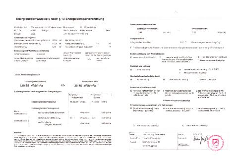 Energiebedarfsausweis
