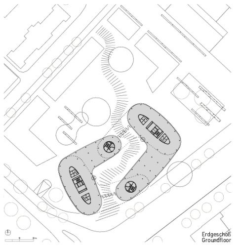 Erdgeschoss ©Pysall Architekten
