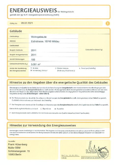Energieausweis
