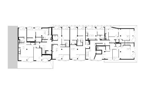 Grundriss Wohnungen 5.OG
