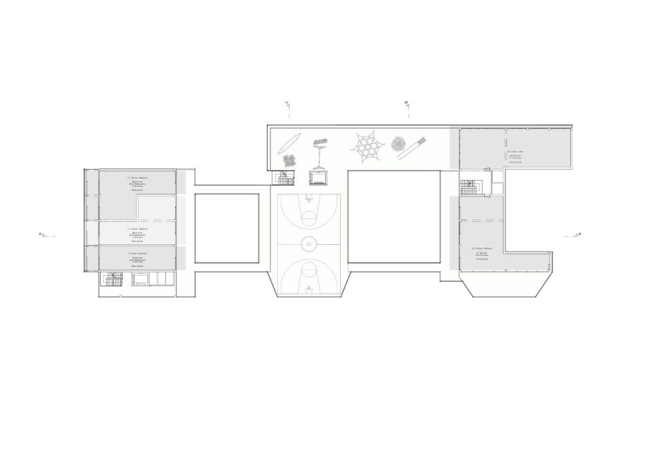 Grundriss 6. Obergeschoss