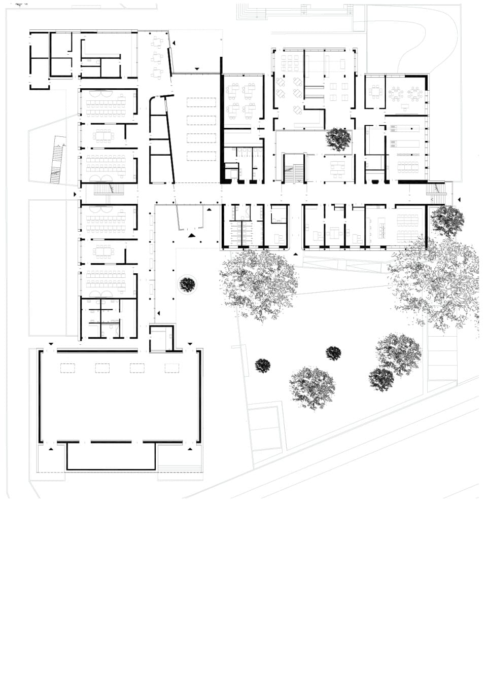 LVR Kurt-Schwitters-Schule Düsseldorf | Grundriss EG