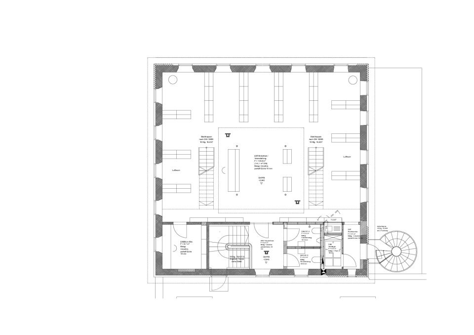Grundriss Pfarrhaus - OG