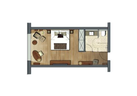 Fährhaus Munkmarsch, Zimmer
