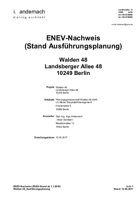 ENEV-Nachweis