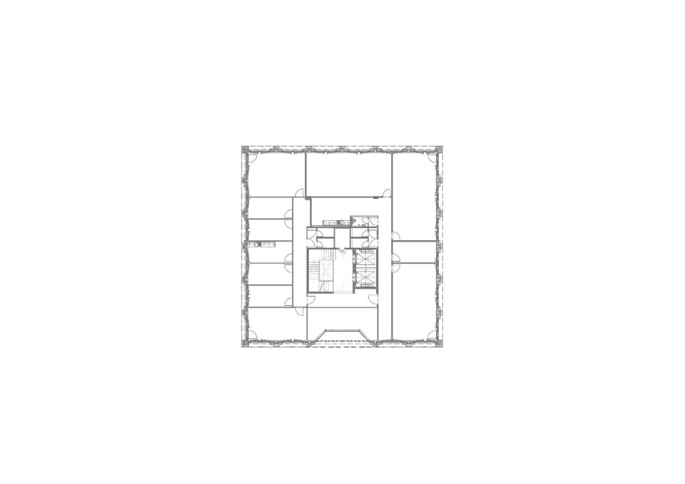 Grundriss Regelgeschoss